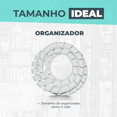 Sforplast Sfor | Organizador De Fios E Cabos | Agrupar Cabos E Organizar Ambientes (16Mm X 1 5M Bran