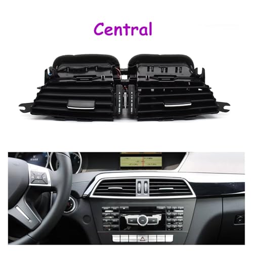 Grille de ventilation pour Benz Classe C W204 LCI tableau de bord central avant - 2