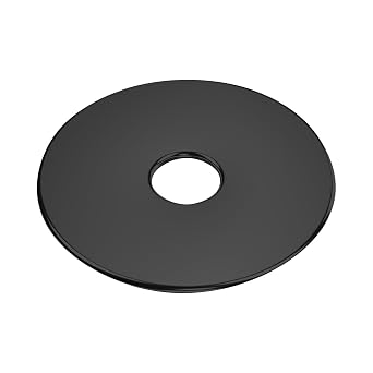 #8 x 3/4" Black Fender Washers,Stainless Steel Flat Washers,Made of 304 18-8,Black Zinc Plated 100Pcs Large Repair Metal Washers