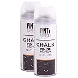 Chalk Finish Spray Paint - 11.8oz Water Based, Fast Drying, Ultra Matte. Made With Real Chalk....