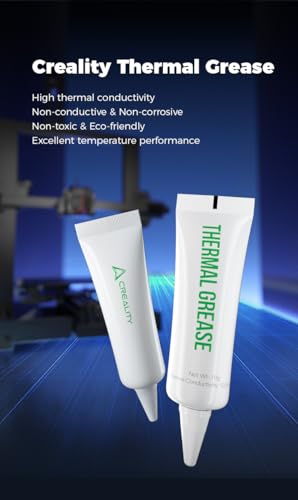 Creality 3-in-1 3D-Drucker Wartungsset – Haftkleber, Thermoleitpaste & Schalldämmfett für 3D-Drucker – Verhindert Warping, Reduziert Lärm, Optimiert Wärmeleitfähigkeit – Bild 6