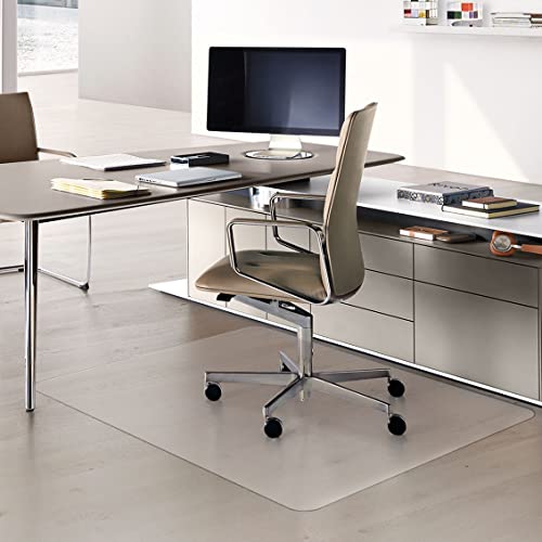 Naturehydro Clear Office Chair Mat For Hardwood Floor - 48" X 30" Easy Glide Computer Desk Chair Mat On Hard Wood, Bpa And Phthalates Free (Rectangle) #TOP1