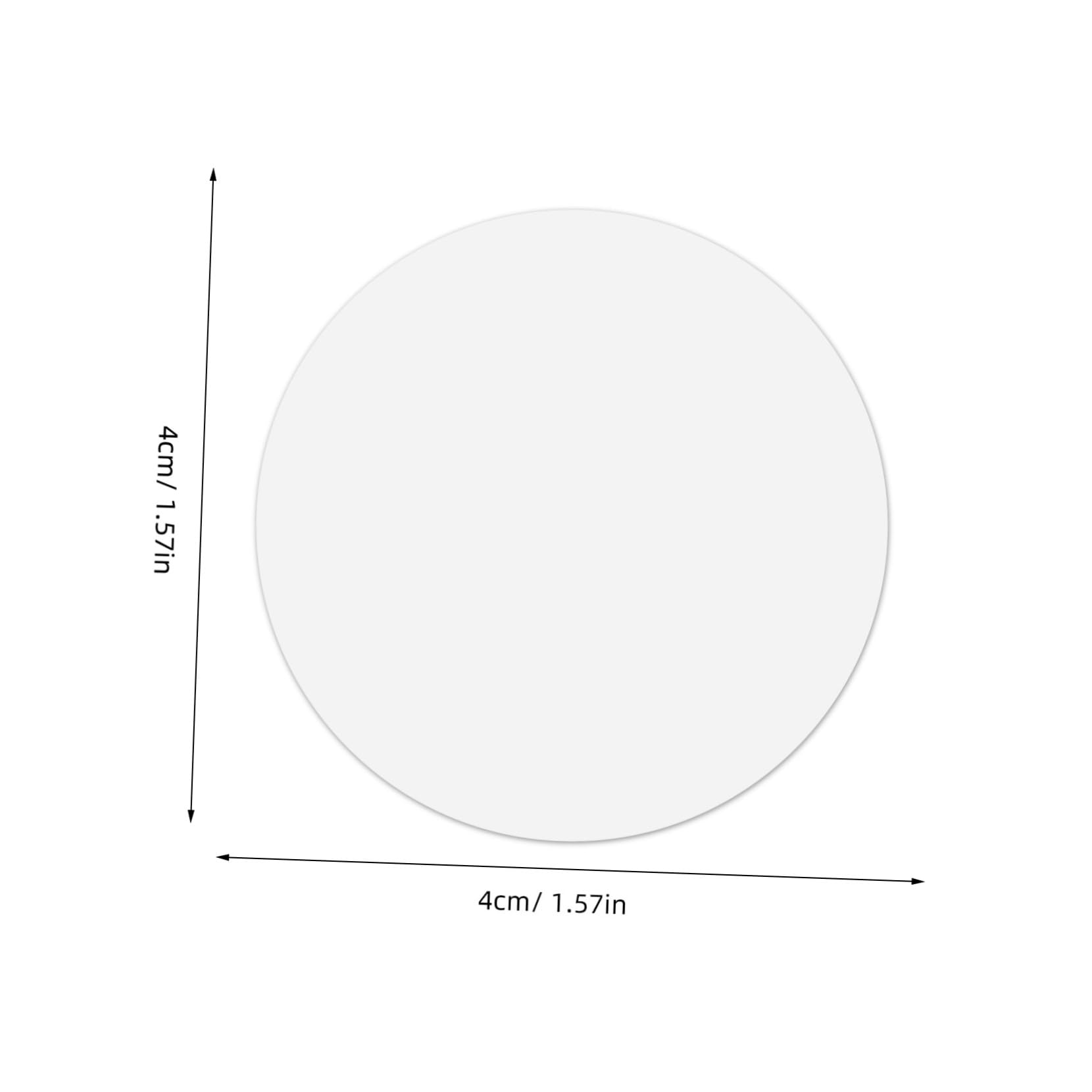 KICHOUSE 80pcs Glass Anti-Slip Mat Clear Furniture Bumpers Desk Bumper Spacers Anti Slip Furniture Pads Round Anti Slip Pads Furniture Anti Slip Pads Bumper Pads Polyurethane Transparent