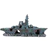 Sluffs Simulation Harz Versunkenes Schiff Kaputtes Schiff Wrack Dekoration Kriegsschiff Dekoratio...