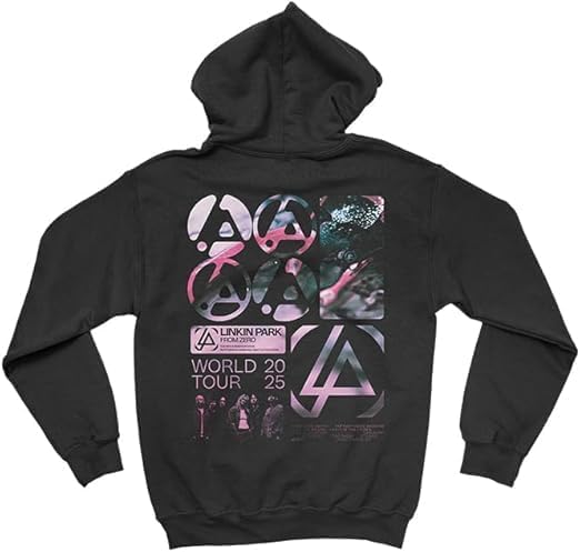 Linkin Park unisex-adult Official Merch Linkin Park from Zero Quad Cover Hoodie - Image 3