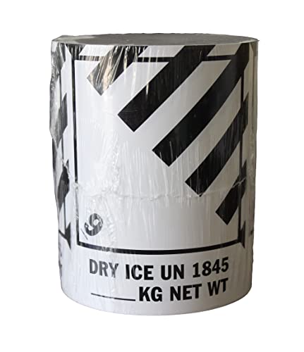 Air Sea Containers Class 9: Dry Ice UN 1845 Label - Complies w/Regulations Meeting The Requirements Under DOT CFR 49, ICAO/IATA & IMDG Guidlines for Shipments - 4