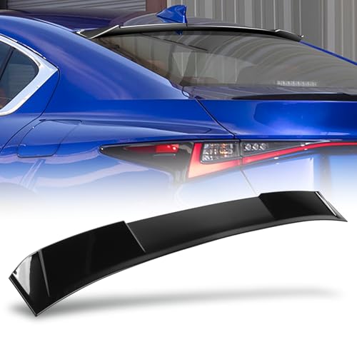 Pspeed Rear Roof Spoiler fit for Lexus IS300 Sedan Base 2021-2025,for Lexus IS350 Sedan Base/F Sport 2021-2025,for IS500 F Sport Performance 2022-2025 Gloss Black Roof Spoiler