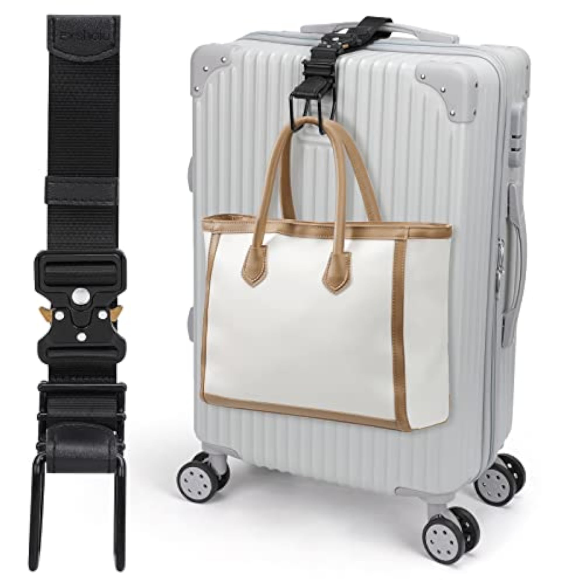 Luggage Hook Strap, Adjustable Luggage Connector Hook