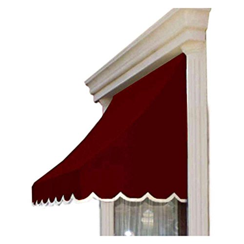 Awntech Beauty-Mark Nantucket 3' Window/Entry Awning, Burgundy #TOP12