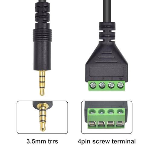Cable de 3.5 mm a bloque de terminales para conectar altavoces en casa 2