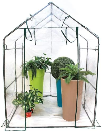 Serre per Orto, Giardino o Terrazzo - Varie Misure - Telo Trasparente in PVC e Struttura in Metallo...