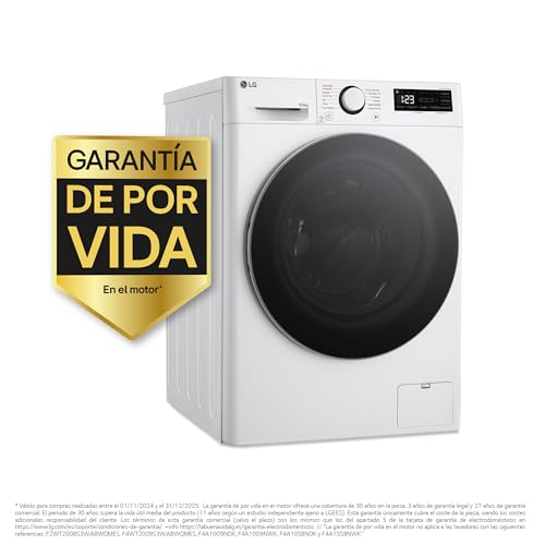 Miniatura 2 de Lg F4dr6009a1w Lavasecadora Inteligente Ai Direct Drive Tm, Lavadora Secadora, Turbowash 360 , 9 6kg, 1400rpm, Un 10 Más Eficiente Que A Lavado D Secado , Serie 600, Blanca
