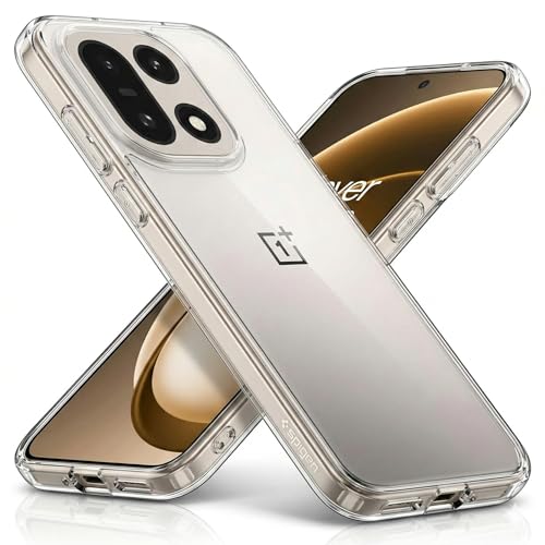 Oprimio Kristallklar Hülle für OnePlus 15 [Silikon Hülle] [%100 Durchsichtig] [Deutsche Material] Ultra Dünne Klar Handyhülle für OnePlus 15