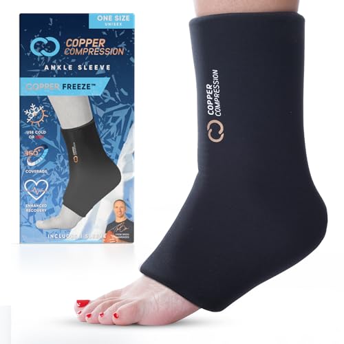 CopperFreeze Hot & Cold Ankle Sleeve