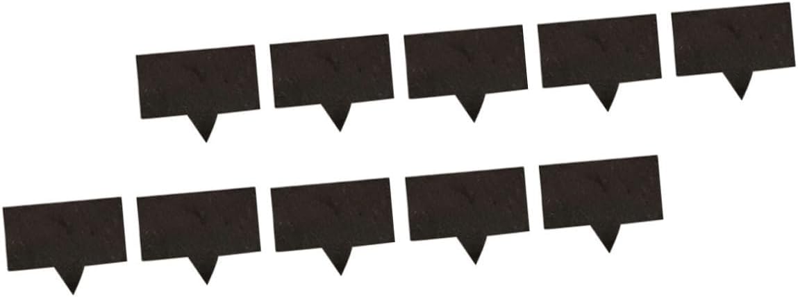 10pcs Cheese Topper Square Cheese Markers Cake Dessert Toppers Easy to Write Dessert Names