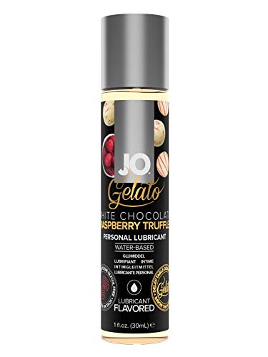 System Jo Gelato White Chocolate Raspberry Truffle Water Based Lube 1 Ounce
