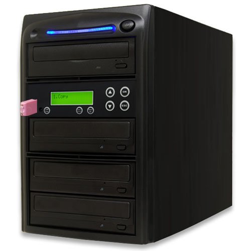 Produplicator USB Drive to 3 CD DVD Duplicator - Convert Flash Memory Card to Disc Copier (DVDUSB03SATA20X) - Thumbnail 2