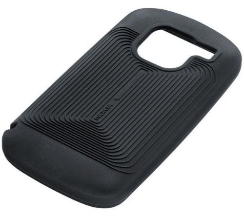 Custodia per telefono cellulare - silicone - nero - per Nokia E5-00