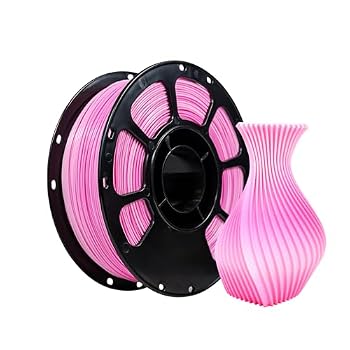 iBOSS Fresh Dual Pink White 3D Printer PLA+ Filament 1.75 +/- 0.02mm, 2 in 1 Muticolor Filament PLA Plus Printing 3D Print Filament 1KG(2.2LBS) Spool for FDM 3D Printers（Pink White ）