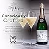 Thomson & Scott Noughty Sparkling Chardonnay, Alcohol Free Sparkling Champagne, Non Alcoholic Wine, Light Body, Medium Sweetness, Low Acidity, Organic, Low-Sugar, Halal, 0% ABV, 750ml Bottle, 1 Pack #5