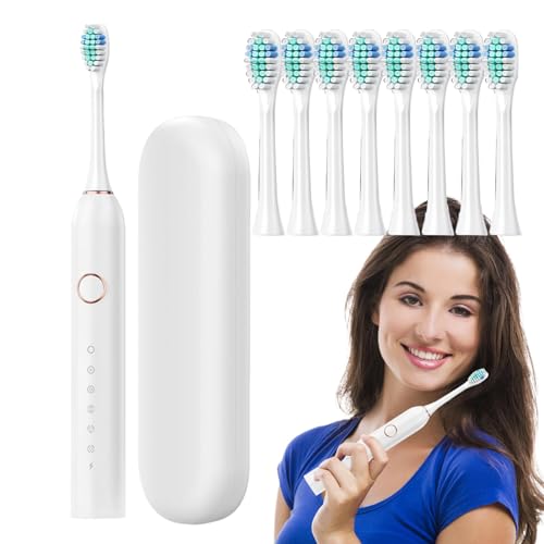 Brosse à dents électrique pour adultes contre la plaque dentaire grâce aux 6 modes