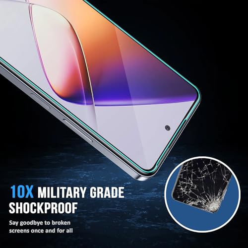 Image of ArmourPro Military Grade Gorilla Tempered Glass Screen Protector Compatible For Infinix Note 40X 5G (6.78 Inch) With Easy Installation Kit| Edge To Edge Coverage |Black