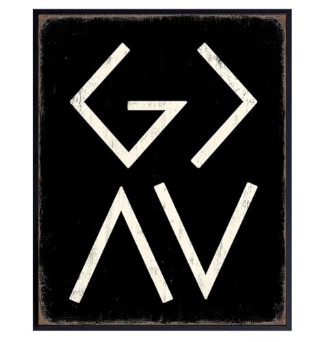YELLOWBIRD ART & DESIGN Christian Wall Decor - God Wall