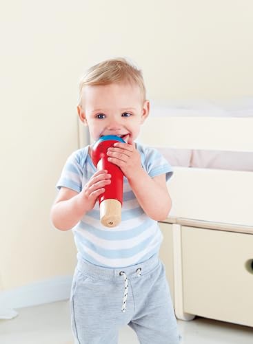 Hape Echomikrofon - Batterieloses Stimmverstärker-Mikrofon, Lernspielzeug zum Singen und Rollenspielen, fördert Hörentwicklung, ab 12 Monaten
