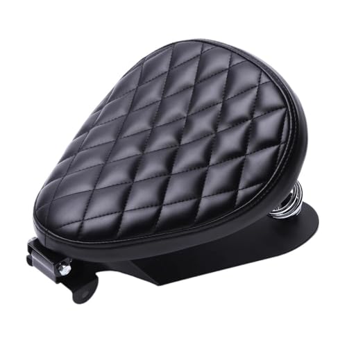 Asiento individual de PU retro soluciona la falta de amortiguación en Sportster