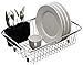TESOT Adjustable Over Sink Dish Rack Stainless Steel Dish Drying Rack On Counter or in Sink, Rustproof