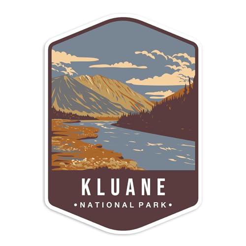 Kluane Canada National Park Sticker Decal Notebook Car Laptop 4"x5.5" (Color)