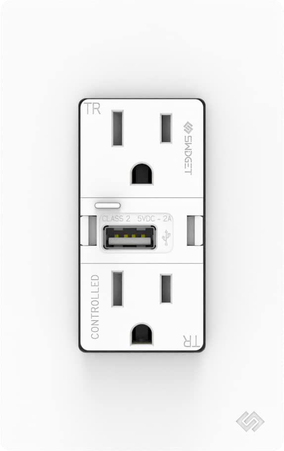 Swidget 15A Outlet - Smart Plug Power Outlet Switch for Automation - Requires Neutral Wire - Compatible with — view 7