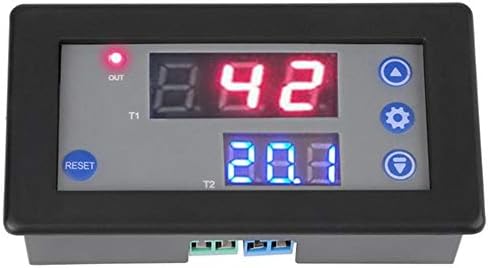 fggfgjg VBESTLIFE DC 12V Timing Delay Relay Module Cycle Timer Digital LED Dual(green)