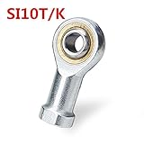 rotula 10mm Material: acero de carbón EsportsMJJ 10 mm Si10T/K Hembra Rosca Varilla Extremo Rótula Rodamiento Oscilante Esférico