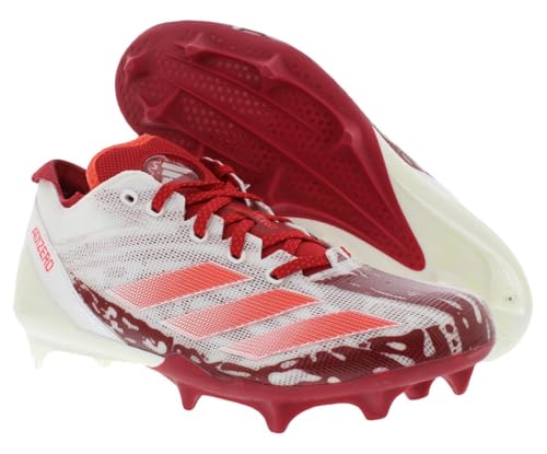 Image of adidas Adizero Electric Unisex Shoes Size 7, Color: White /Red-White