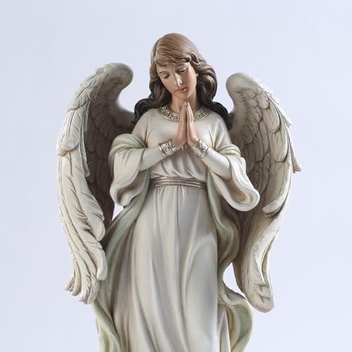 Estatua de Ángel Orante 14 Pulgadas para Decoración Interior miniatura 5