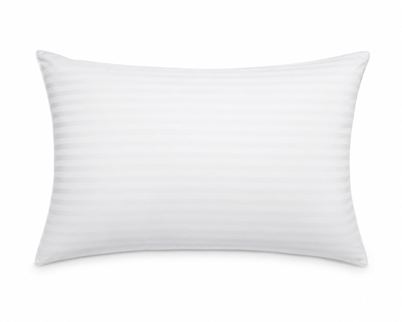 1 Pack Hotel Quality Hollowfibre Filling Bounce Back Side Sleeper Bed Pillows Standard Size 75x5cm Hypoallergenic & Anti Dust Mite Resistant Premium Filled (Stripe Pillow, Pack of 1)