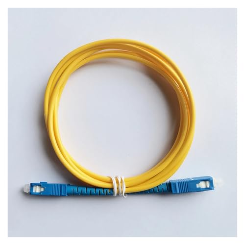 Equipos de comunicación Cable de fibra óptica SC/UPC-SC/UPC Cable óptico FTTH monomodo Cable de conexión interior Cable de extensión de fibra óptica de 2 m/5 m/15 m Puente de fibra óptica(2M SCUPC to