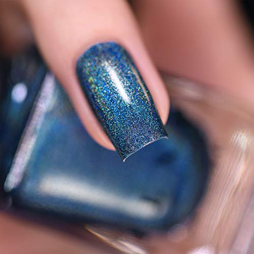 Image of ILNP Emma - Bold Sapphire Ultra Holo Nail Polish
