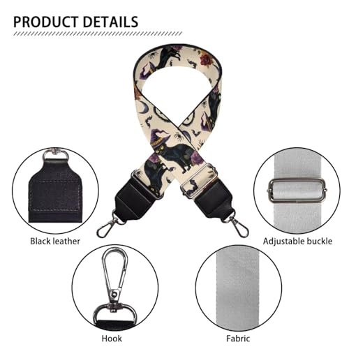 Image of Jeiento Wide Purse Strap Wide Shoulder Strap Adjustable Replacement Belt Soft Guitar Shoulder Straps for Women Girls Gifts