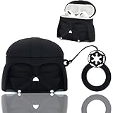 Funda para Airpod Pro, Darth Vader Anime de silicona para Airpods 3. Lindo diseño de dibujos animados y elegantes personajes de Airpods Pro, accesorios de carga a prueba de golpes