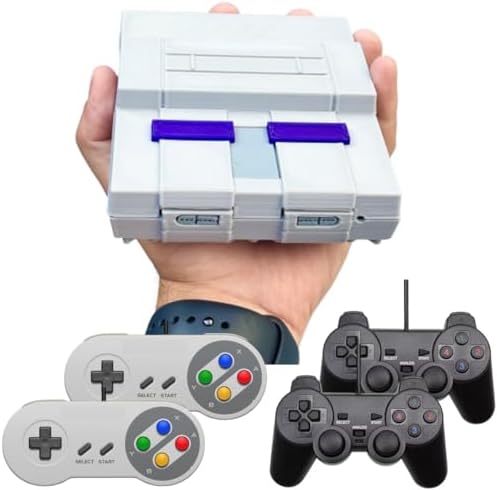 Mini Super Nintendo com 130 mil jogos 4 controles - Super 3D Game...