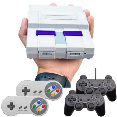 Mini Super Nintendo com 130 mil jogos 4 controles - Super 3D Game...