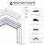 ADVANCE OUTDOOR 12x20 ft Canopy Garage Heavy Duty Carports Car Boat Shelter Party Tent, Adjustable Peak Height from 9.5ft to 11ft, White