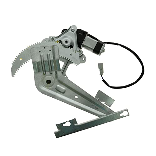 Image of TRQ Rear Right Power Window Regulator & Motor Assembly Passenger Side Compatible with 1996-2000 Honda Civic