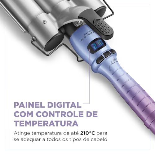 Modelador de Cachos Triondas By Juliette, Mondial, Azul/Rosa, 180W, Bivolt - MCT-JU-03