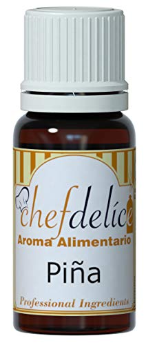 Chefdelice Chefdelice Aroma Concentrado Para Glaseados, Helados, Horneados Y Cremas Sabor Piña, 10Ml Chefdelice 21 g