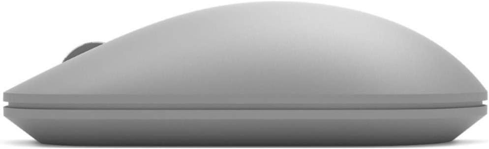 Microsoft Modern Mouse, Silver. Comfortable Right/Left Hand Use Design with Metal Scroll Wheel, Wireless, Bluetooth for PC/Laptop/Desktop, Works with Mac/Windows 8/10/11 Computers