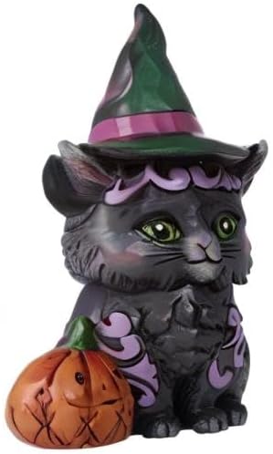 Miniatura 8 de Enesco Jim Shore Heartwood Creek - Figura en miniatura de gato negro, 3.93 pulgadas, multicolor