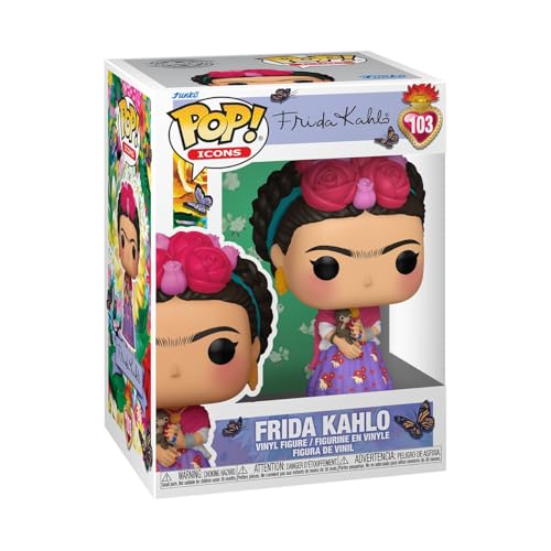 Funko POP! Icons: Frida Kahlo - Sammelbare Vinylfigur - Geschenkidee - Offizielles Merchandise - Spielzeug für Kinder & Erwachsene - Modellfigur für Sammler und zur Ausstellung
